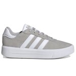 Chaussures adidas court platform suede pour femme gris ig8611 - adidas - plat - daim - nubuck - lacets ...