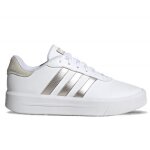 Chaussures adidas court platform w pour femme blanc