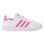 Chaussures adidas grand court blanc - femme / adulte - synthtique - lacets