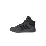Chaussures adidas hoops 30 mid wtr gris - femme / adulte - lacets - plat - synthtique