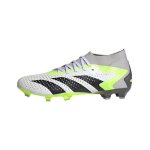 Chaussures de football adidas predator accuracy2 fg m blanc - homme / adulte - crampons mouls - terrain ...