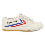 Chaussures darts martiaux feiyue fe lo 1920 - mixte - ivory / blue / red - 36 2 - 3 eu