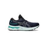 Chaussures asics gel nimbus 24 bleu marine - femme / adulte - running - régulier Chaussures asics gel nimbus 24 bleu marine - femme / adulte - running - régulier