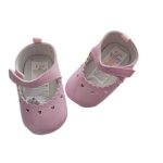 Chaussures babies b�b� souple cuir pu rose verni - pointures 16 et 18