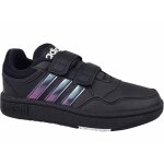 Chaussures de basket - ball adidas hoops 30 cf c noir - mixte / enfant - respirant