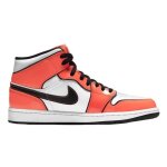 Chaussures de basket - ball nike air jordan 1 mid se rougeblanc - homme / adulte