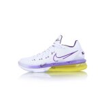 Chaussures de basket - ball nike lebron xvii low blanc - adulte - homme - stabilis - respirant