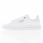 Chaussures basses court silk - adidas - blanc - femme - lacets - adulte