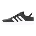 Chaussures basses cuir ou simili breaknet 2. 0 - adidas - homme - noir - lacets - semelle semi - rigide ...