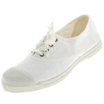 Chaussures basses - natural world - ingles - toile blanche - lacets - semelle plate