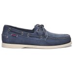 Chaussures bateau docksides sebago portland flesh out en suede - bleu marine - 44 - homme Chaussures bateau docksides sebago portland flesh out en suede - bleu marine - 44 - homme