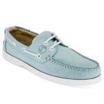 Chaussures bateau femme seajure nacpan cuir nubuck bleu clair