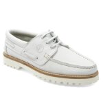 Chaussures bateau femme seajure whiteheaven cuir blanc - confortable et �l�gante