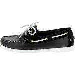 Chaussures bateau - 700 - cuir noir - semelle en caoutchouc - homme - adulte Chaussures bateau - 700 - cuir noir - semelle en caoutchouc - homme - adulte