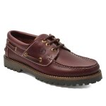 Chaussures bateau homme - seajure oran - cuir bordeaux - semelle haute rsistance - ?illets antioxydants ...
