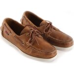 Chaussures bateaux sebago docksides en cuir brun pour homme Chaussures bateaux sebago docksides en cuir brun pour homme