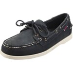 Chaussures bateau sebago docksides portland crazy pour homme en cuir bleu marine Chaussures bateau sebago docksides portland crazy pour homme en cuir bleu marine