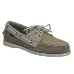 Chaussure bateau sebago dockside portland jib en daim beige - homme - cuir Chaussure bateau sebago dockside portland jib en daim beige - homme - cuir