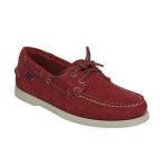 Chaussure bateau sebago dockside portland ptw 913 en daim rouge - homme - textile Chaussure bateau sebago dockside portland ptw 913 en daim rouge - homme - textile
