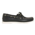 Chaussures bateau slam - sneakers - cuir - semelle caoutchouc - bleu Chaussures bateau slam - sneakers - cuir - semelle caoutchouc - bleu