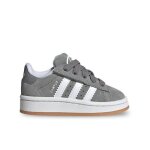 Chaussures pour bb - adidas - campus 00s cf el i - gris - scratch - plat