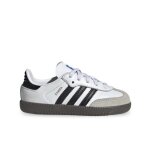 Chaussures pour bb - adidas - samba og el i - blanc - synthtique - talon plat