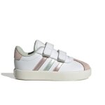 Chaussures pour bb - adidas - vl court 3. 0 cf i - blanc - scratch - plat