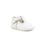 Chaussures b�b� - angelitos - angelitos 247 blanc - cuir - mixte