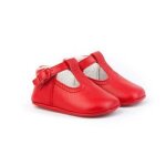 Chaussures b�b� - angelitos - angelitos 247 rojo - mixte - sans semelle - fermeture � boucle