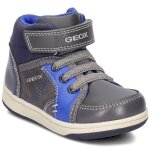 Chaussures bb geox - baby new flick - cuir - gris