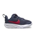 Chaussures pour bb - nike - star runner 4 - bleu - synthtique - talon plat
