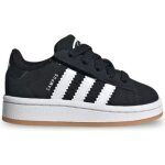 Chaussures pour bb et petit enfant - adidas - campus 00s cf el i - noir - scratch - textile