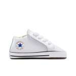 Converse chuck taylor all star cribster - chaussures b�b� / petit enfant blanc lacets textile