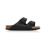 Chaussures - birkenstock - arizona - noir - boucle de serrage - synthtique - plat