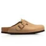 Chaussures birkenstock boston bs tabacco brown marron 1018147