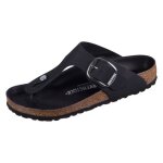 Chaussures birkenstock gizeh big buckle noir - mixte / adulte - cuir
