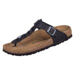 Chaussures birkenstock gizeh noir - mixte / adulte - synthtique