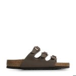 Chaussures birkenstock slide pour femmes - marron - adulte - marque birkenstock