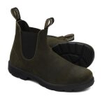 Chaussures blundstone original chelsea boots 1615 dark olive - vert olive / noir - 44 - homme - synthtique ...