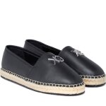 Chaussures calvin klein espadrilles hw0hw02036 beh noir femme 7