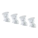 Chaussures pour chien �tanches hiver - shipenophy - lot de 4 - blanc - r�sistantes � labrasion