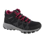 Chaussures de randonne - columbia - peakfreak ii mid outdry - femme - noir - respirantes