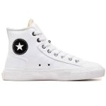 Chaussures converse chuck taylor all star hi unisex a00423c - blanc - lacets - textile - plat