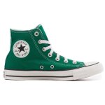 Chaussures converse chuck taylor all star hi - vert - adulte - lacets - textile - plat
