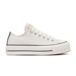 Chaussures converse chuck taylor all star lift platform denim blanc - femme / adulte