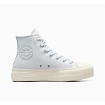 Chaussures converse chuck taylor all star lift platform luxe workwear bleu - femme / adulte - textile ...