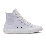 Chaussures converse chuck taylor all star marbled blanc - femme / adulte - lacets - plat - textile