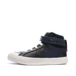 Chaussures converse pro blaze strap hi pour enfant bleu - marque converse - scratch - textile