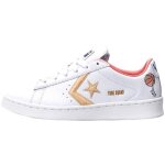 Chaussures converse pro leather ox space jam blanc - femme / adulte - lacets - cuir - plat Chaussures converse pro leather ox space jam blanc - femme / adulte - lacets - cuir - plat