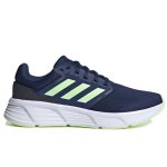 Chaussure de course homme adidas galaxy 6 m - bleu - synthtique - lacets